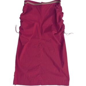Cop. Copine Ruched Red Skirt